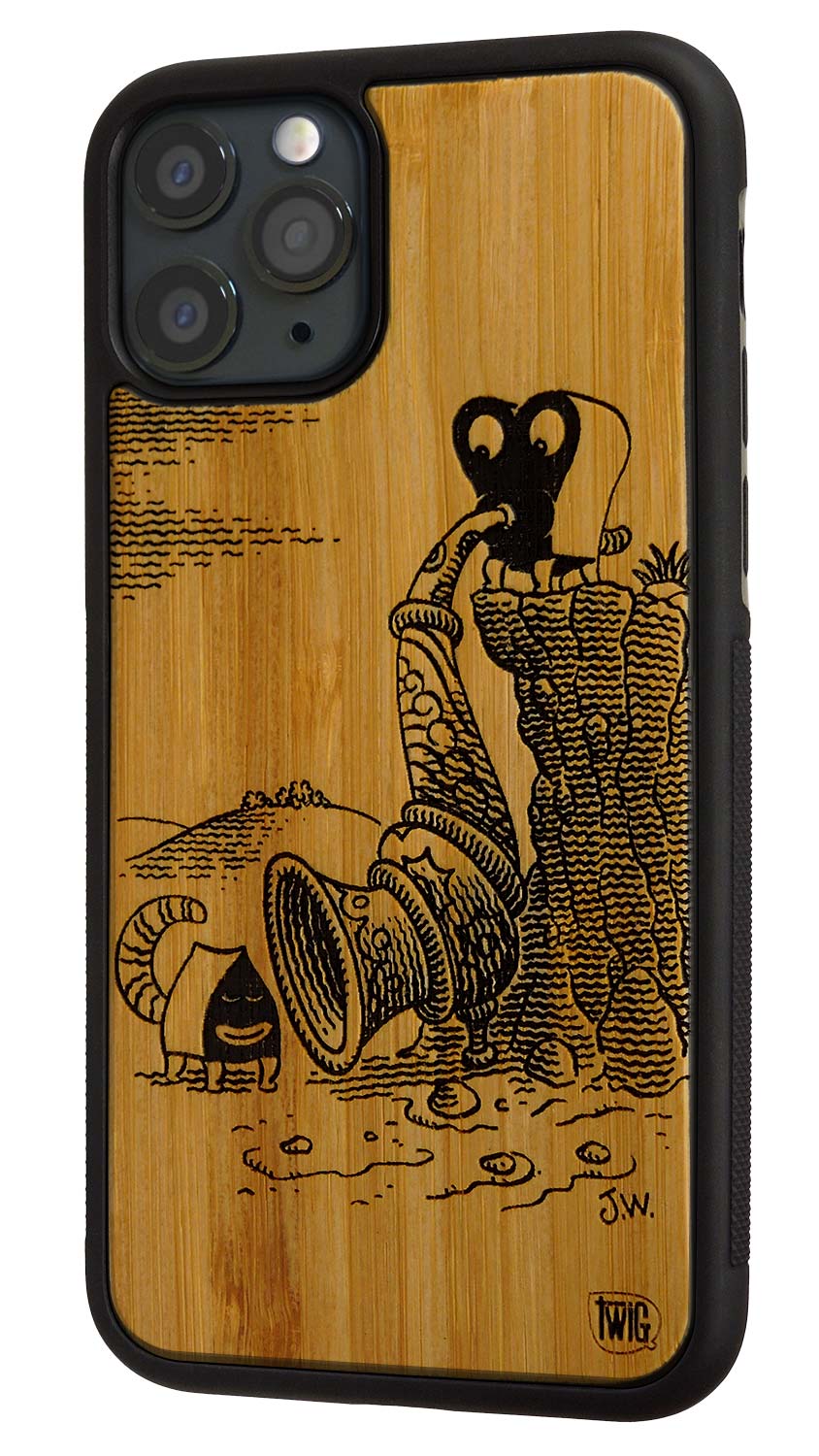 I Will Destroy You - Bamboo iPhone Case, iPhone Case - Twig Case Co.
