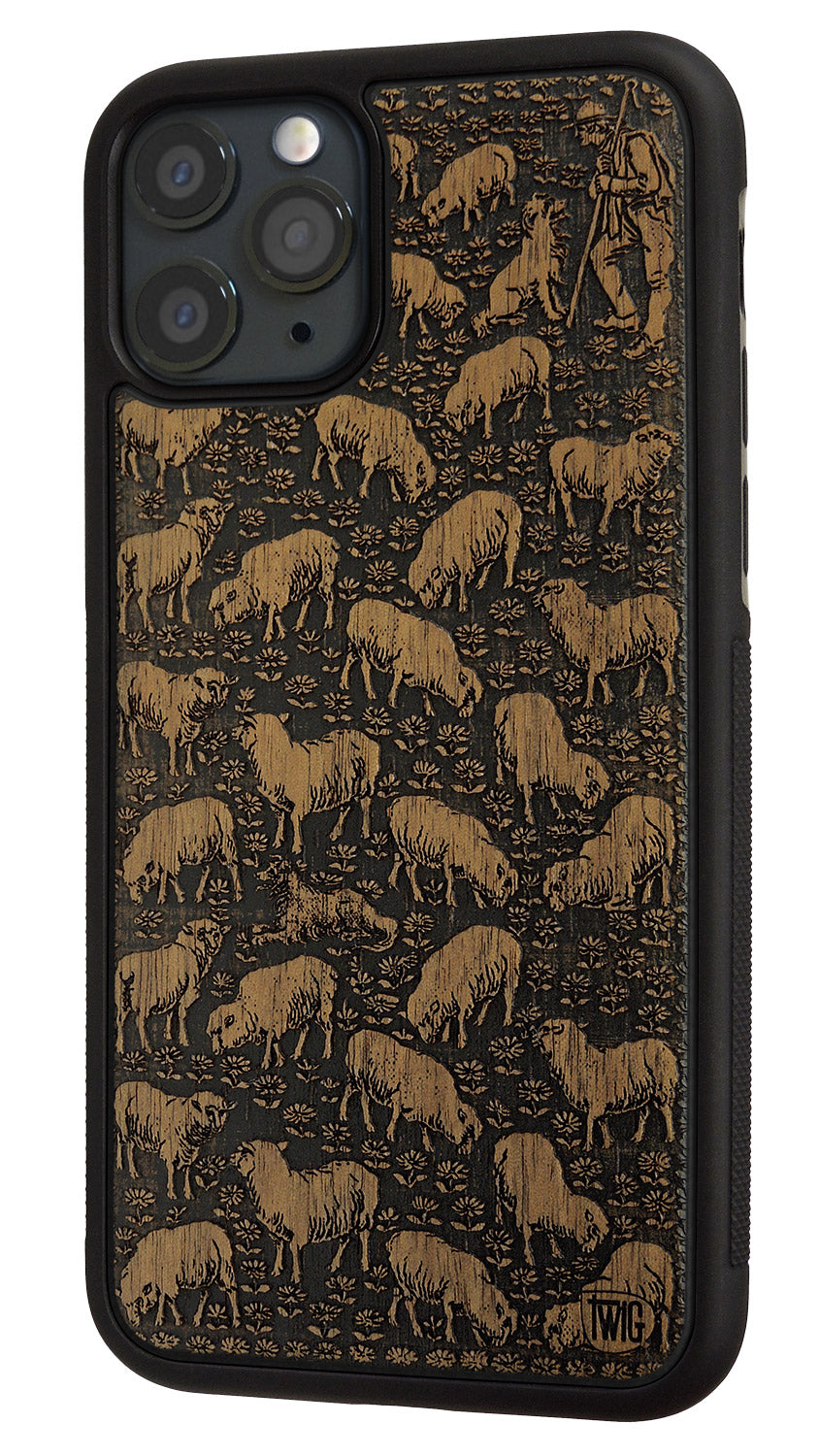 Sheepish - Walnut iPhone Case, iPhone Case - Twig Case Co.