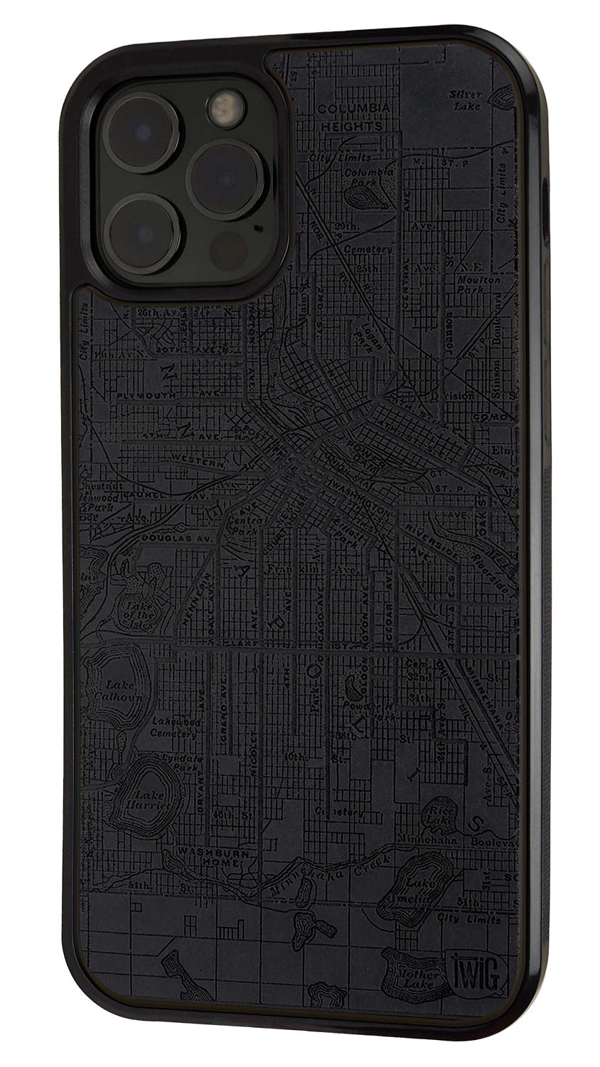 Minneapolis Streetcar Map - Color Paper iPhone Case, iPhone Case - Twig Case Co.