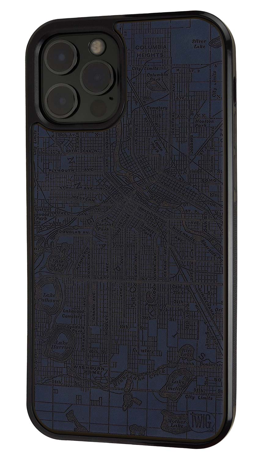 Minneapolis Streetcar Map - Color Paper iPhone Case, iPhone Case - Twig Case Co.
