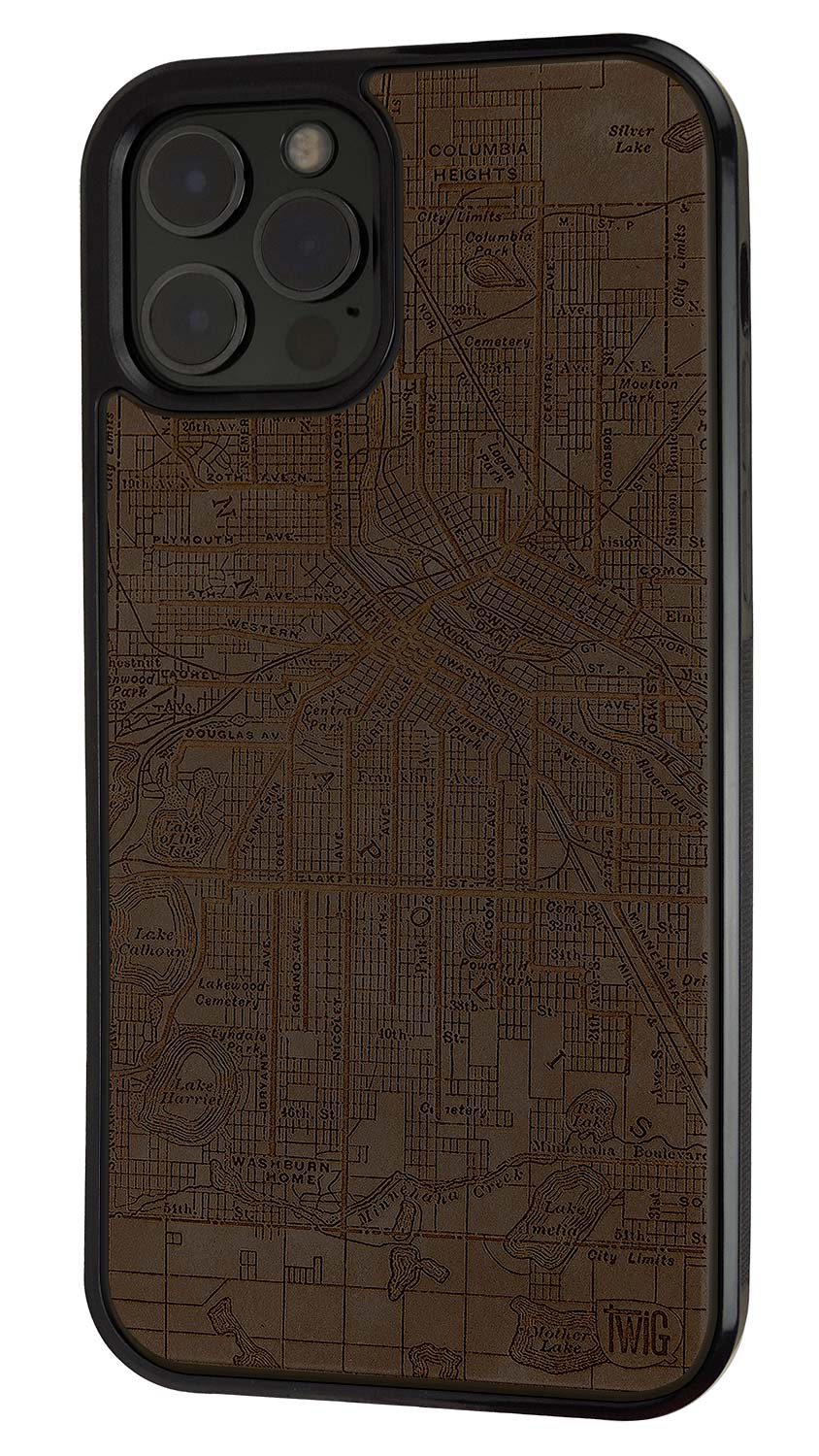 Minneapolis Streetcar Map - Color Paper iPhone Case, iPhone Case - Twig Case Co.