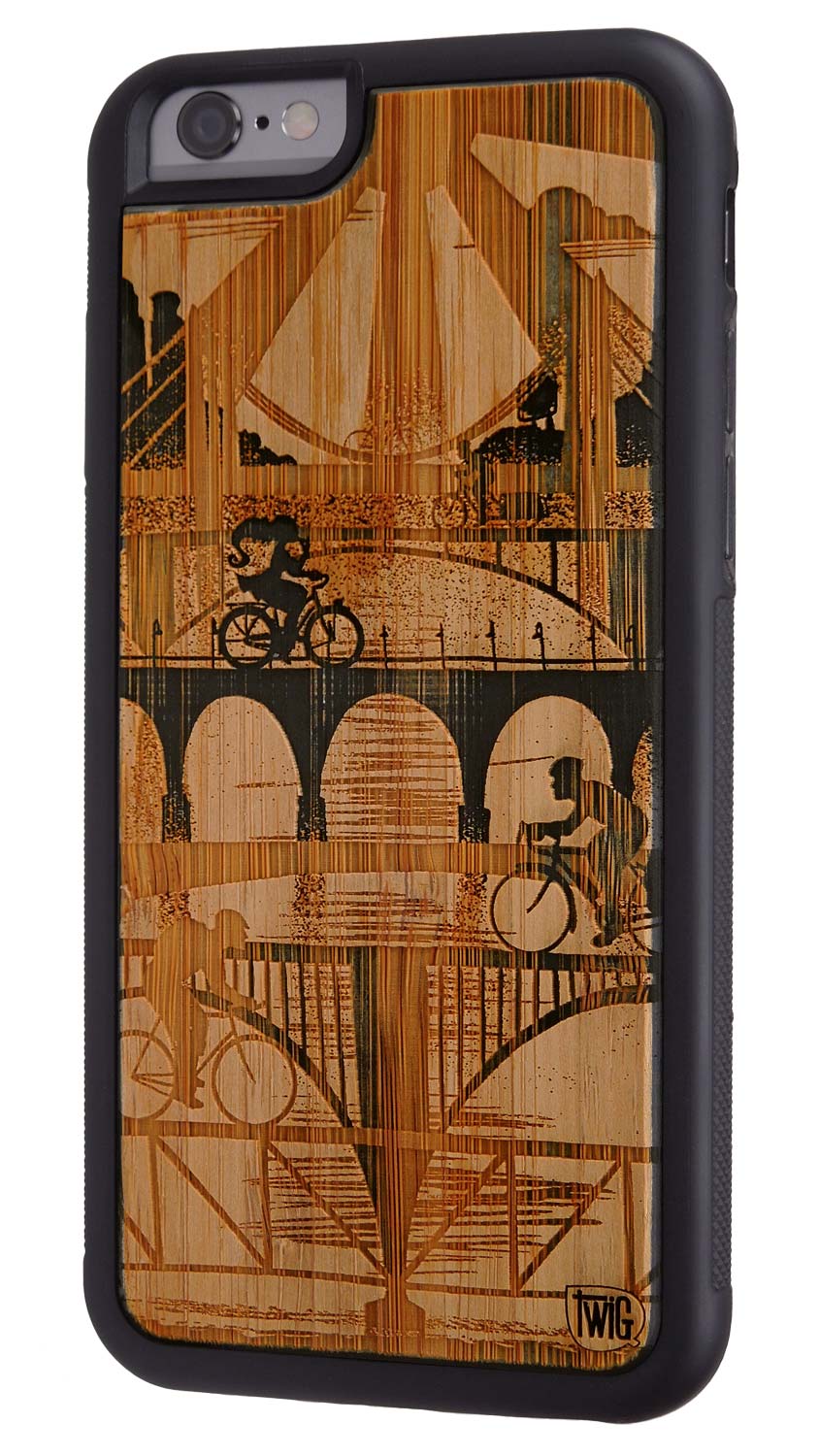 Bridges - Bamboo iPhone Case, iPhone Case - Twig Case Co.