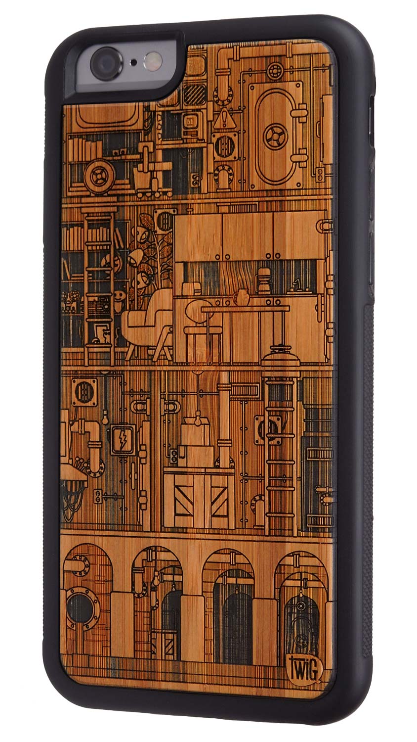 The Bunker - Bamboo iPhone Case, iPhone Case - Twig Case Co.