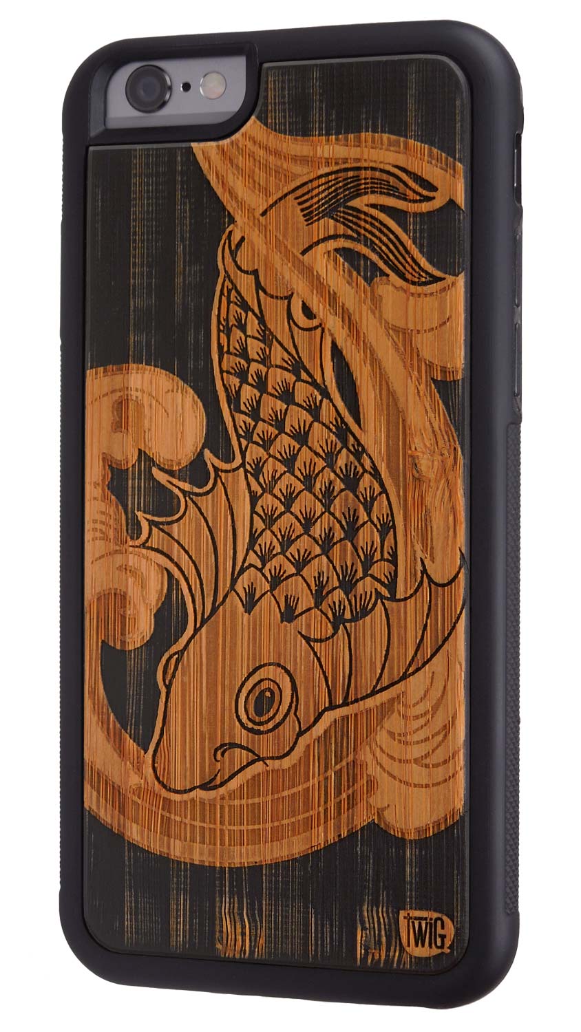 Night Koi - Bamboo iPhone Case, iPhone Case - Twig Case Co.