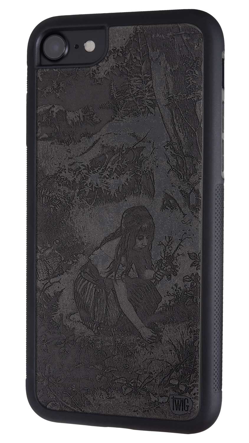 Red Riding Hood - Color Paper iPhone Case, iPhone Case - Twig Case Co.