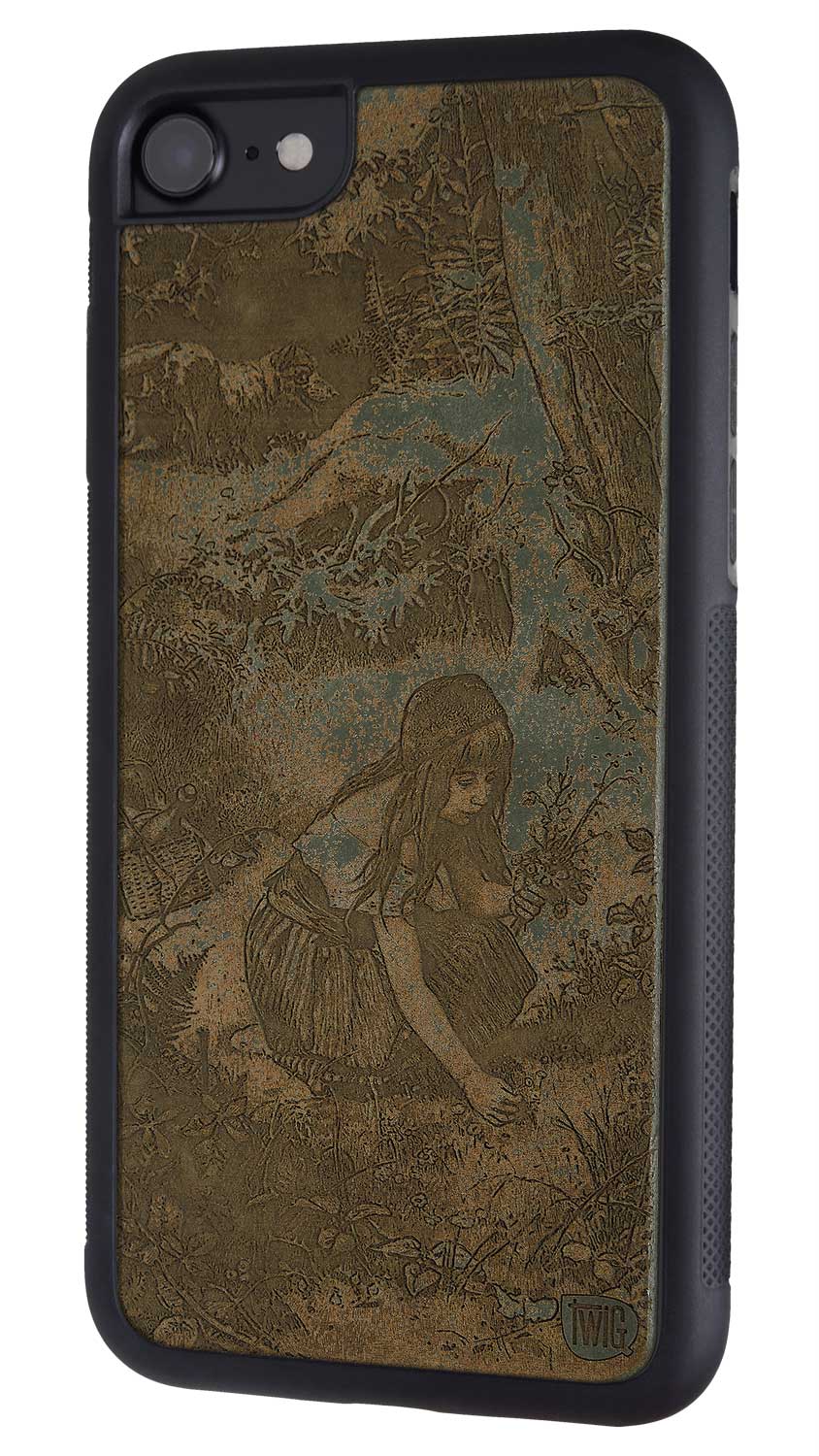 Red Riding Hood - Color Paper iPhone Case, iPhone Case - Twig Case Co.