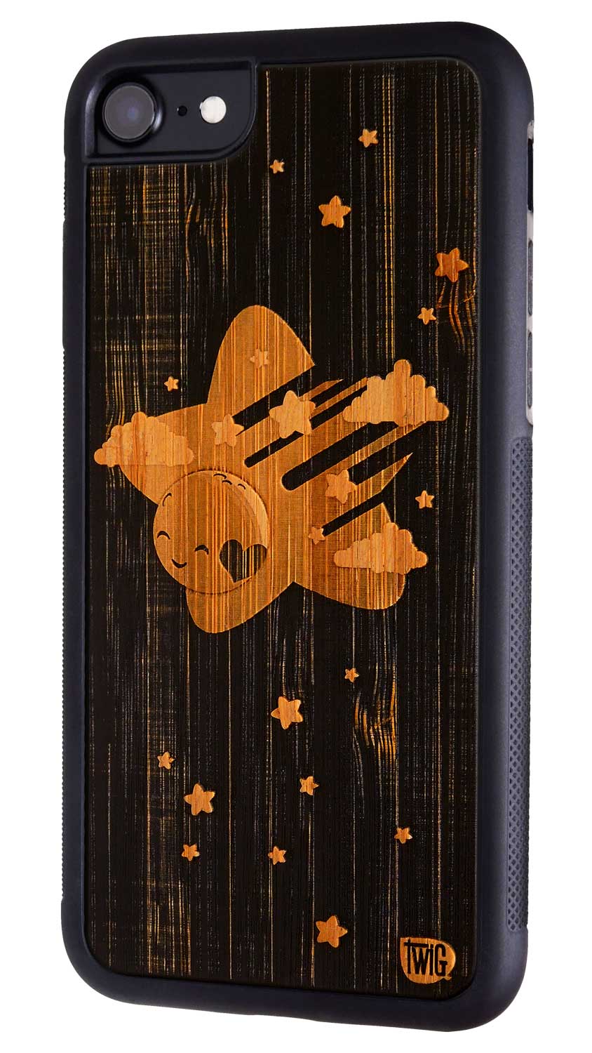 Pluto - Bamboo iPhone Case, iPhone Case - Twig Case Co.