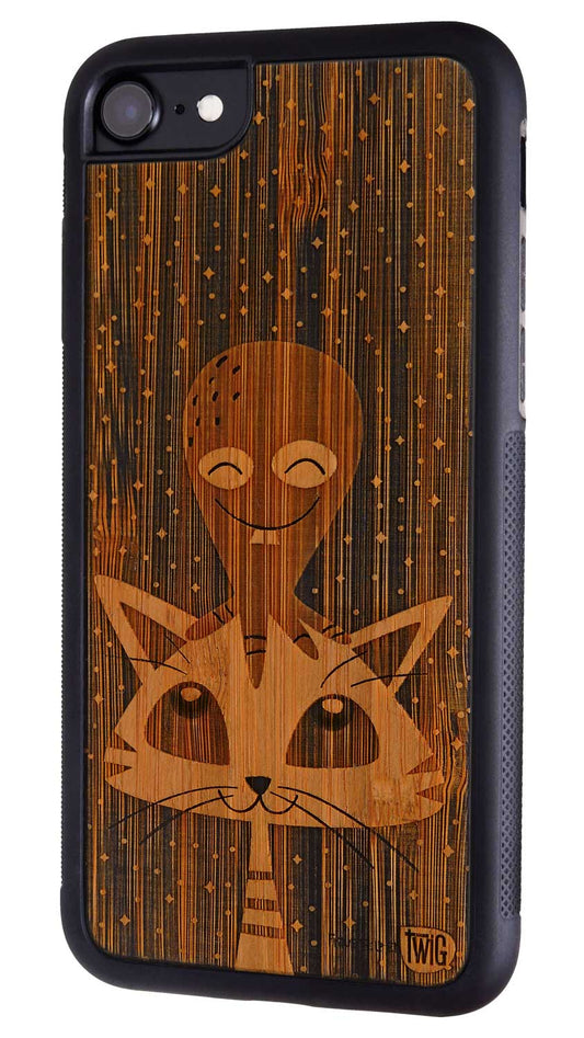 Pussypus - Bamboo iPhone Case, iPhone Case - Twig Case Co.