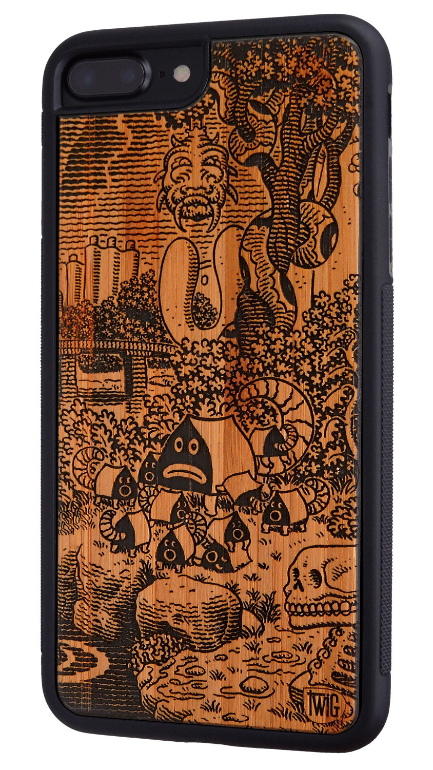 Frank in the Tempest: Pupshaw - Bamboo iPhone Case, iPhone Case - Twig Case Co.