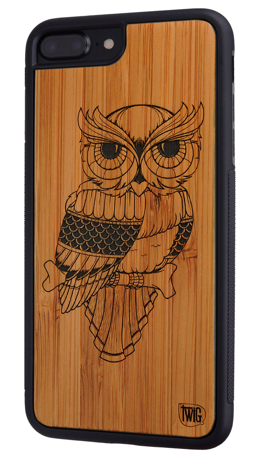 Hoot - Bamboo iPhone Case, iPhone Case - Twig Case Co.