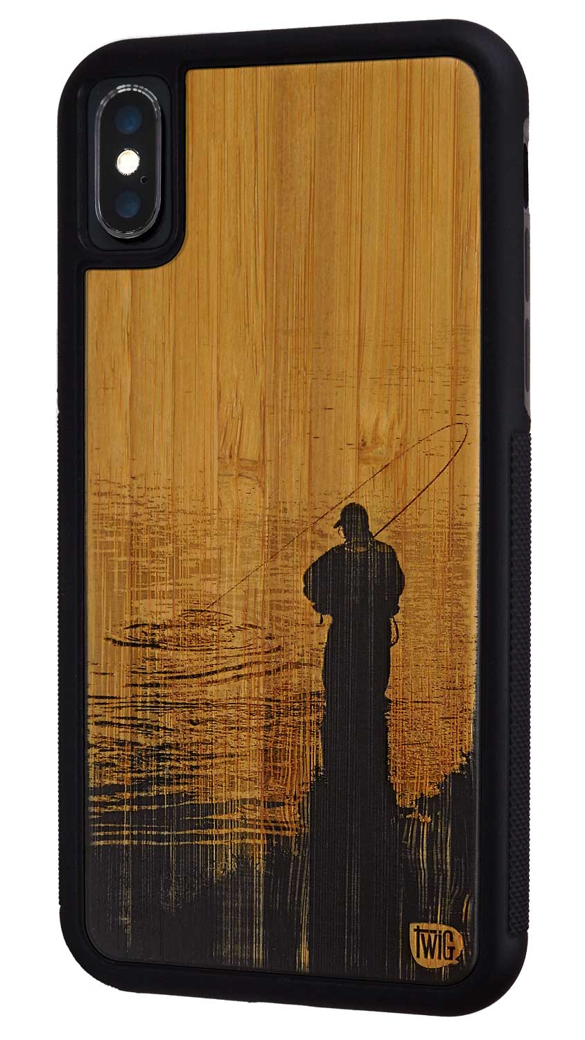 Gone Fishin' - Bamboo iPhone Case, iPhone Case - Twig Case Co.