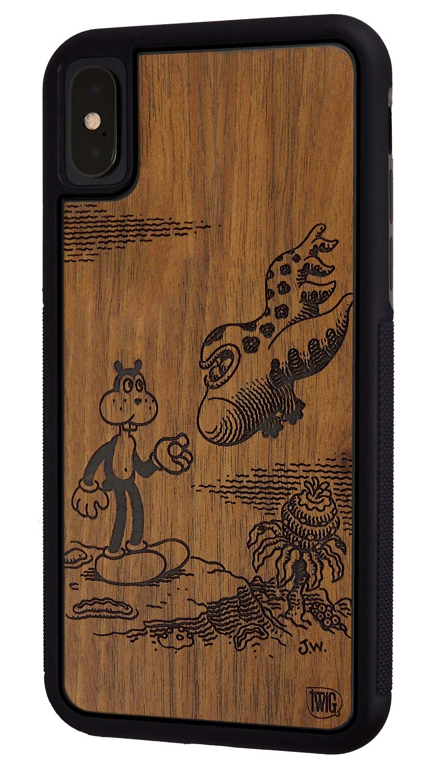 Feeder - Walnut iPhone Case, iPhone Case - Twig Case Co.