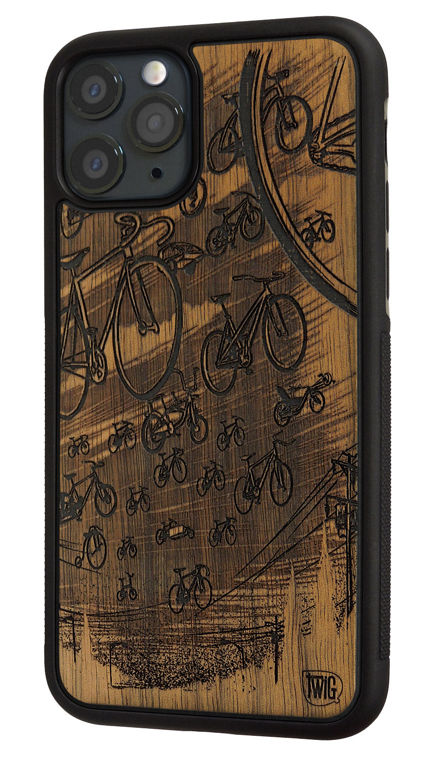 30 Bikes - Walnut iPhone Case, iPhone Case - Twig Case Co.