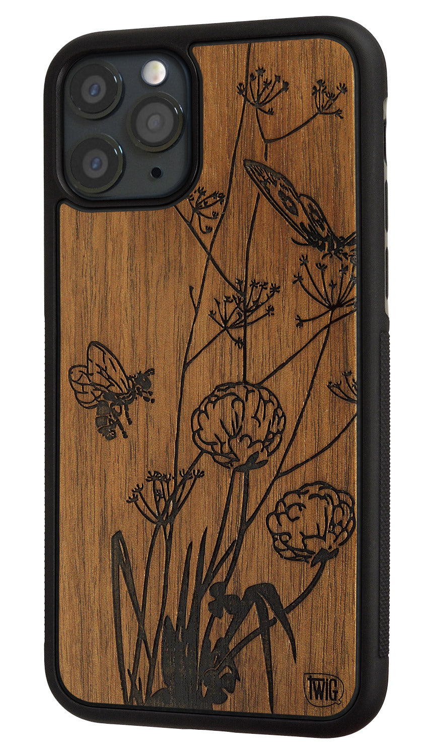 Beeutiful - Walnut iPhone Case, iPhone Case - Twig Case Co.