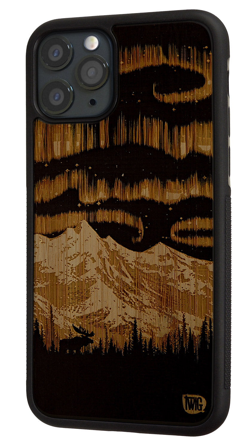 Northern Lights - Bamboo iPhone Case, iPhone Case - Twig Case Co.