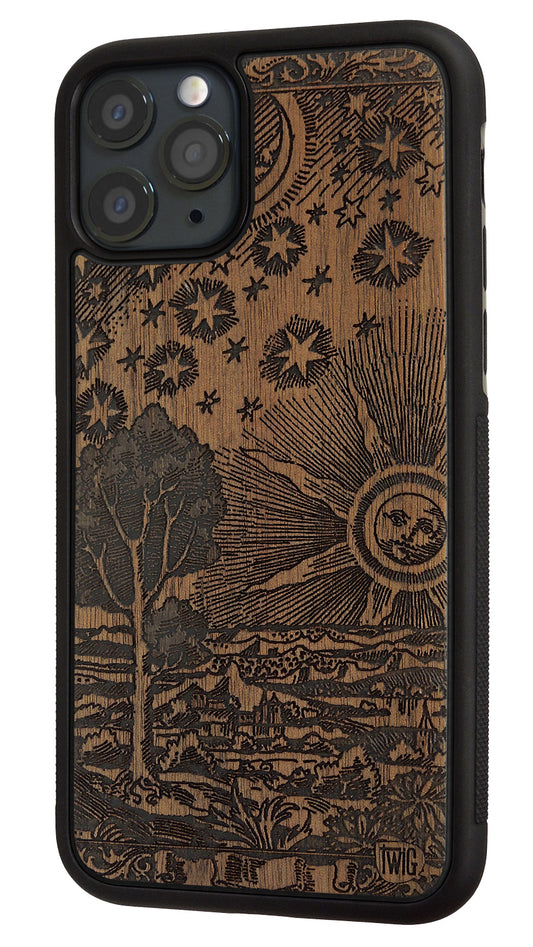 Nightfall - Walnut iPhone Case, iPhone Case - Twig Case Co.