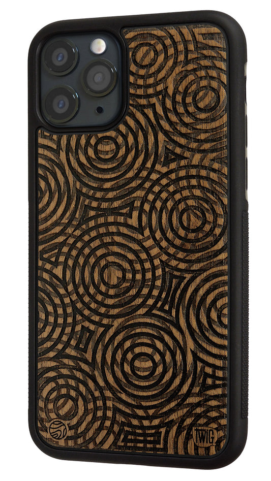 Raindrop - Walnut iPhone Case, iPhone Case - Twig Case Co.