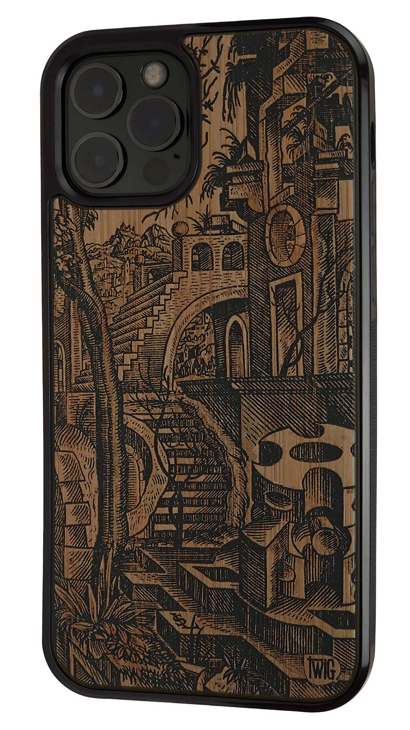 The Magicians Courtyard - Walnut iPhone Case, iPhone Case - Twig Case Co.