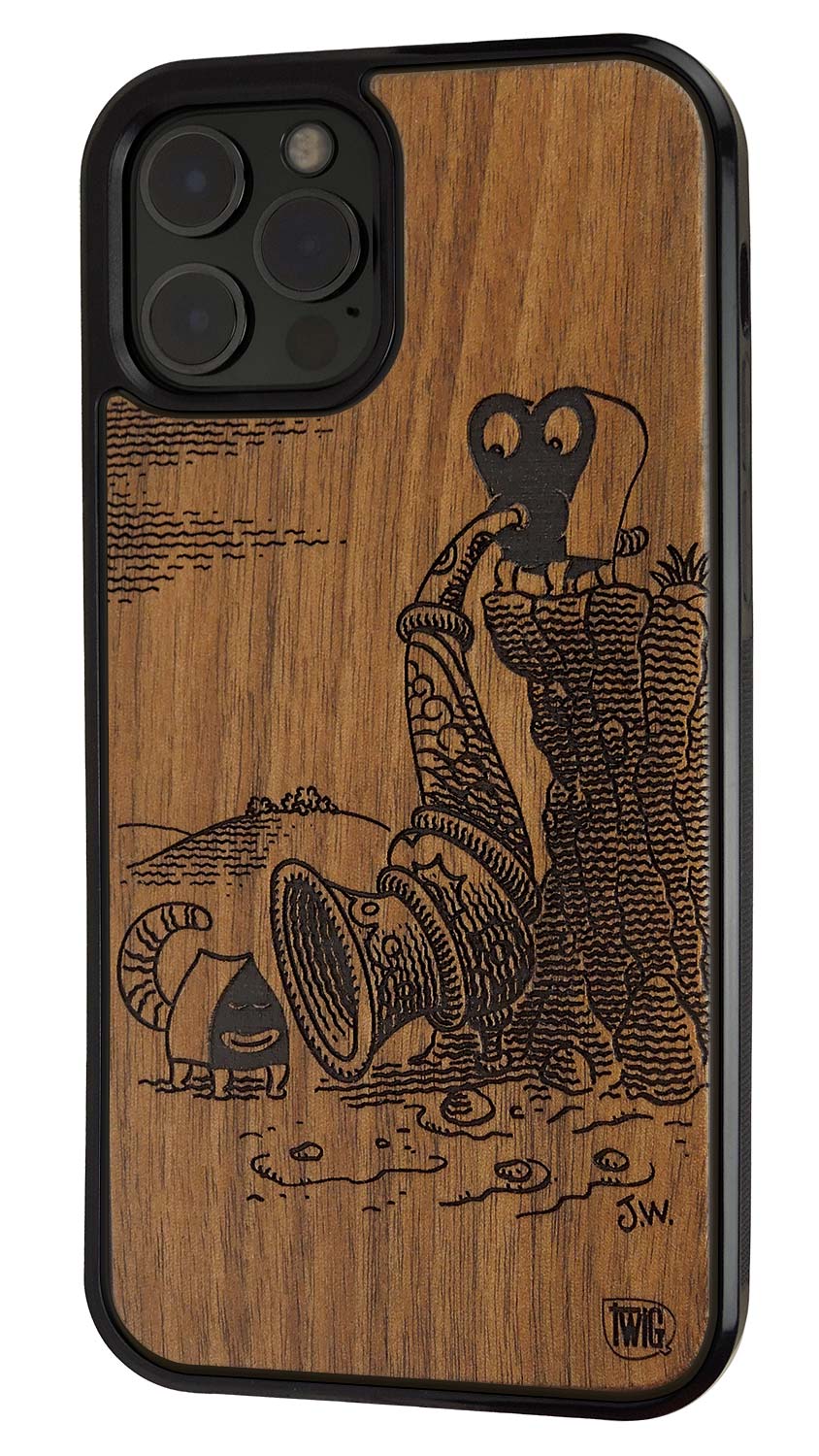 I Will Destroy You - Walnut iPhone Case, iPhone Case - Twig Case Co.
