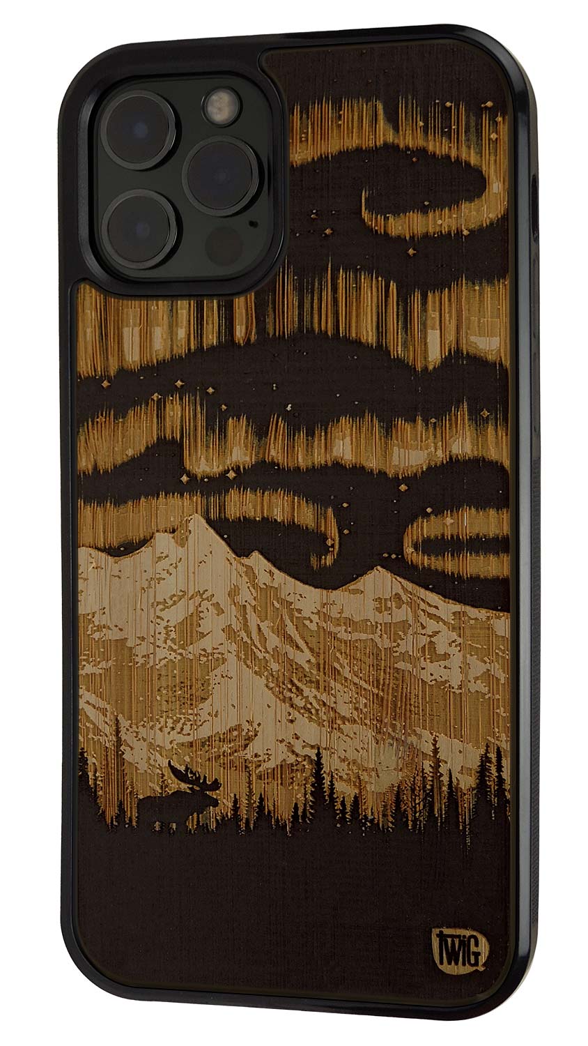 Northern Lights - Bamboo iPhone Case, iPhone Case - Twig Case Co.