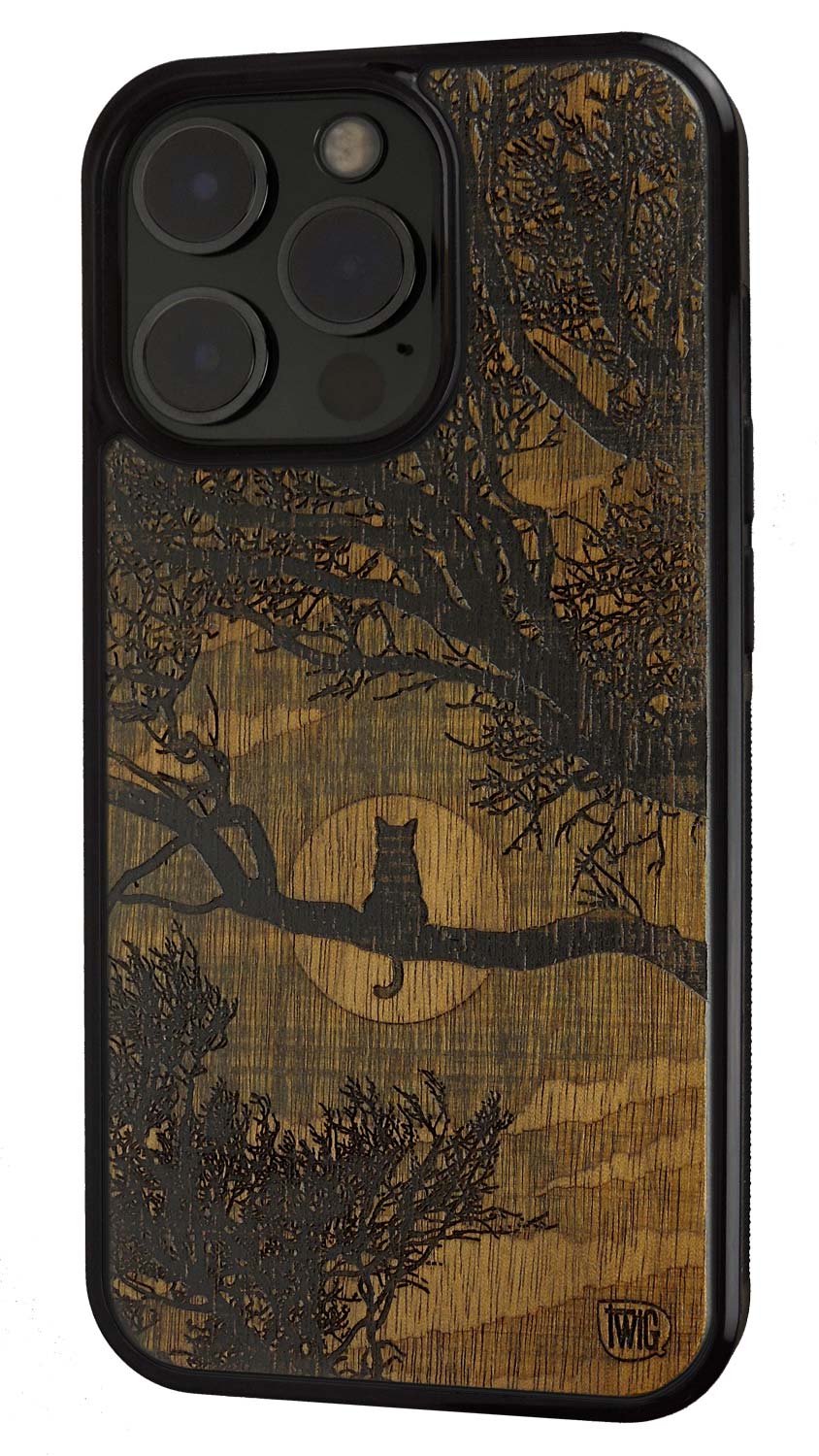 Harvest Moon - Walnut iPhone Case, iPhone Case - Twig Case Co.