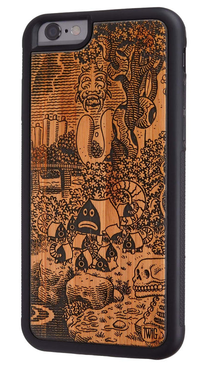 Frank in the Tempest: Pupshaw - Bamboo iPhone Case, iPhone Case - Twig Case Co.