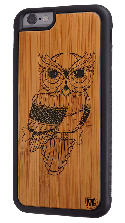 Hoot - Bamboo iPhone Case, iPhone Case - Twig Case Co.