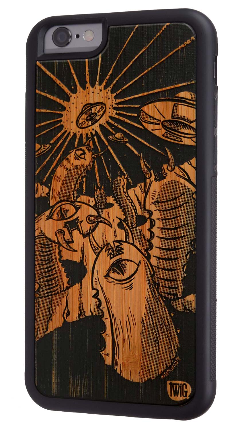 Moonworms - Bamboo iPhone Case, iPhone Case - Twig Case Co.