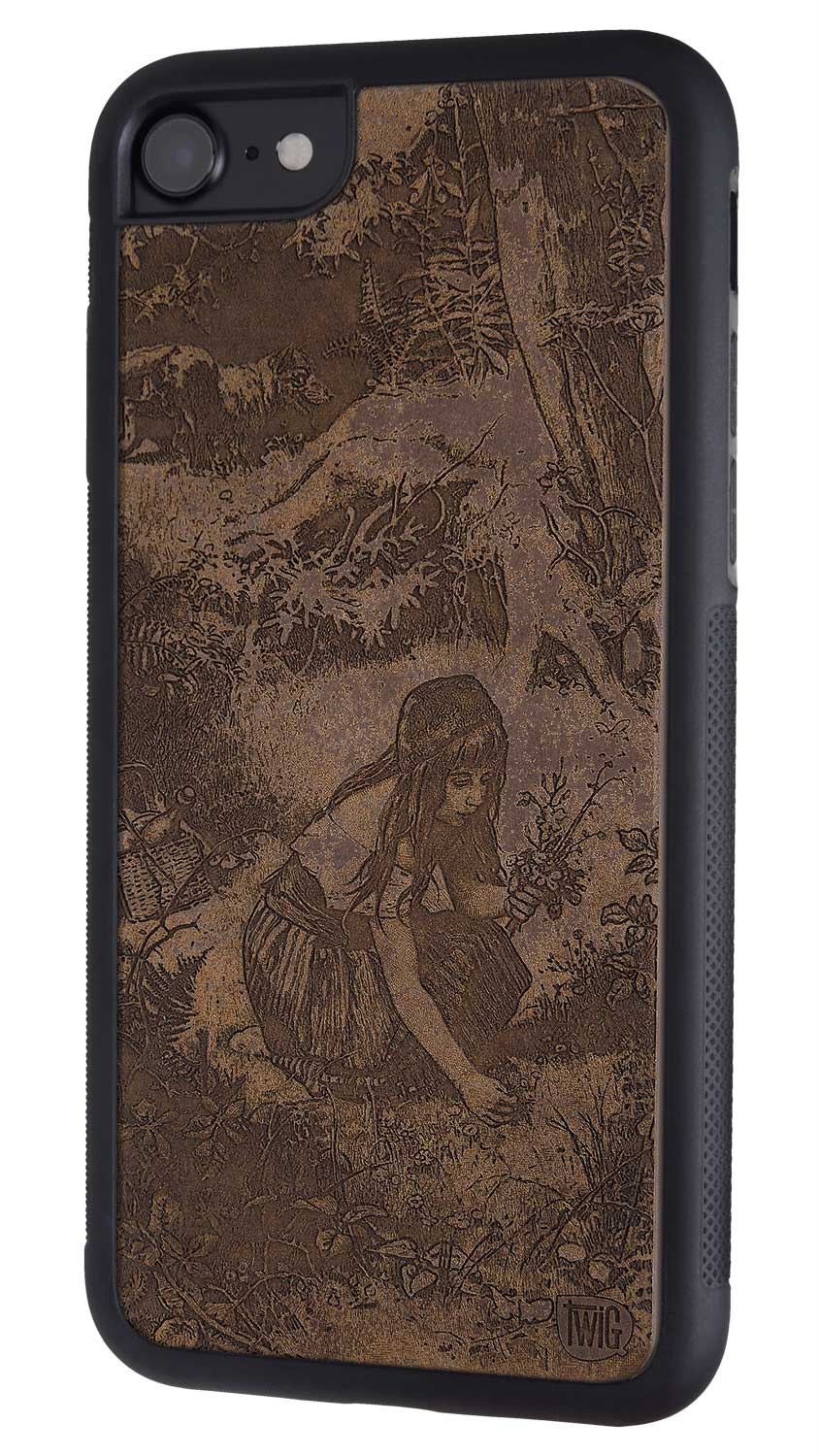 Red Riding Hood - Color Paper iPhone Case, iPhone Case - Twig Case Co.
