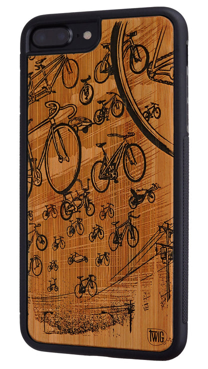 30 Bikes - Bamboo iPhone Case, iPhone Case - Twig Case Co.