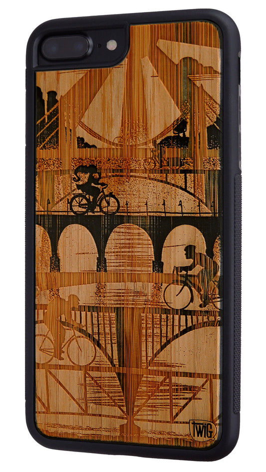 Bridges - Walnut iPhone Case, iPhone Case - Twig Case Co.