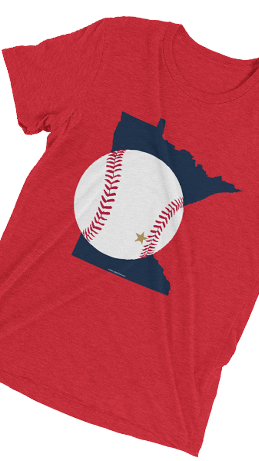 Baseball in Minnesota  - Vintage T-shirt, Shirts - Twig Case Co.