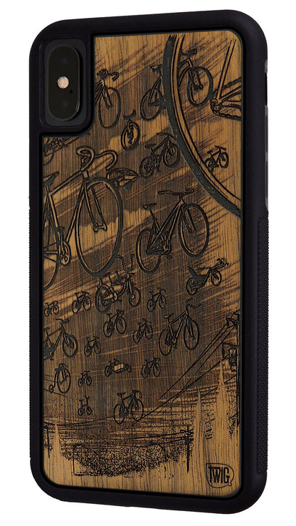 30 Bikes - Walnut iPhone Case, iPhone Case - Twig Case Co.
