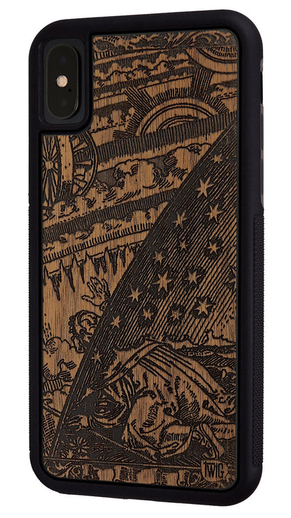 Beyond The Firmament - Walnut iPhone Case, iPhone Case - Twig Case Co.