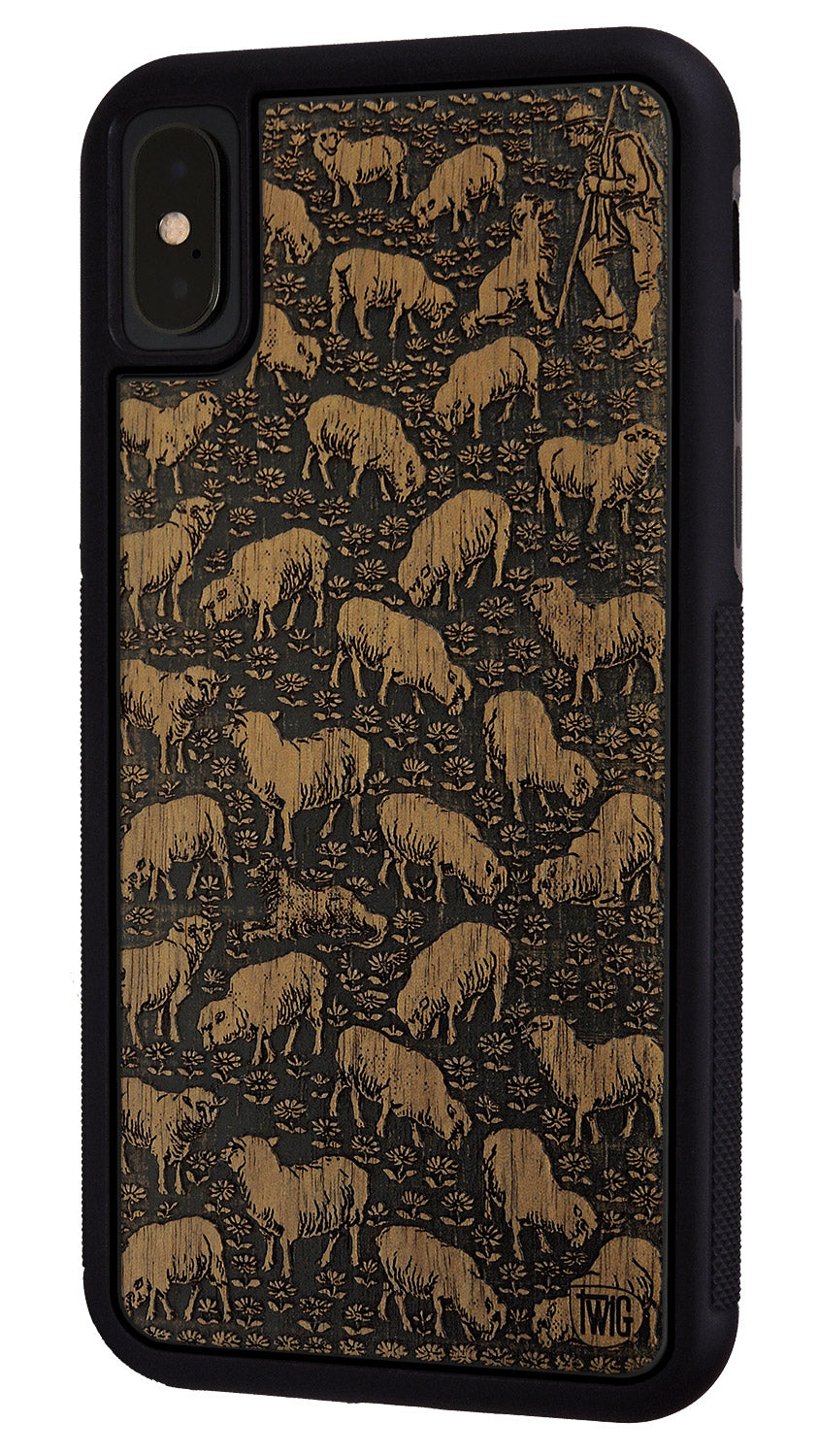 Sheepish -  Walnut iPhone Case, iPhone Case - Twig Case Co.